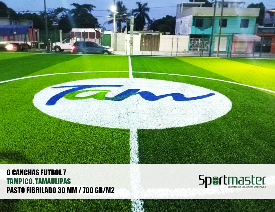 Tampico tamaulipas 6 canchas de futbol7 pasto fibrilado