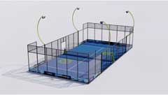 Cancha de padel precio